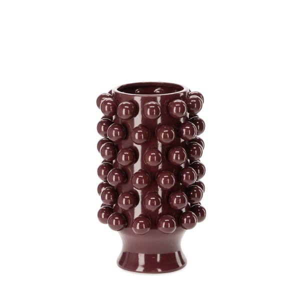 Vase Grappa Aubergine H40 cm