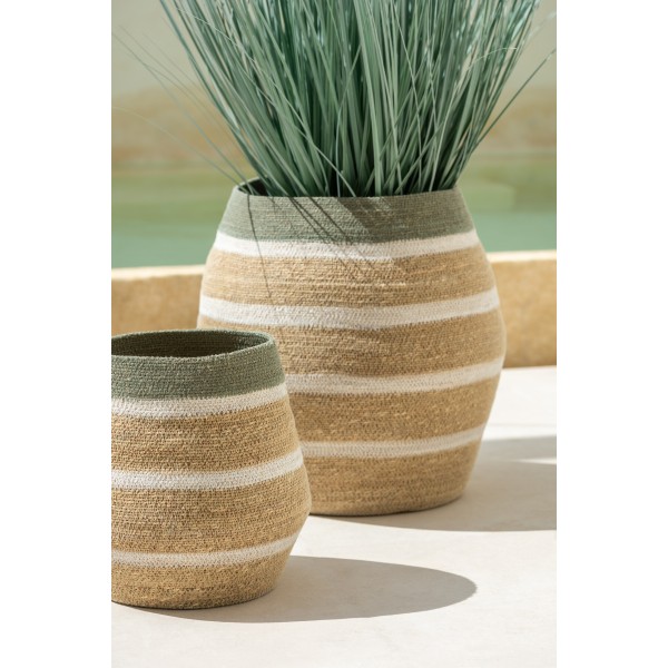 Panier Lignes Jonc de Mer Medium